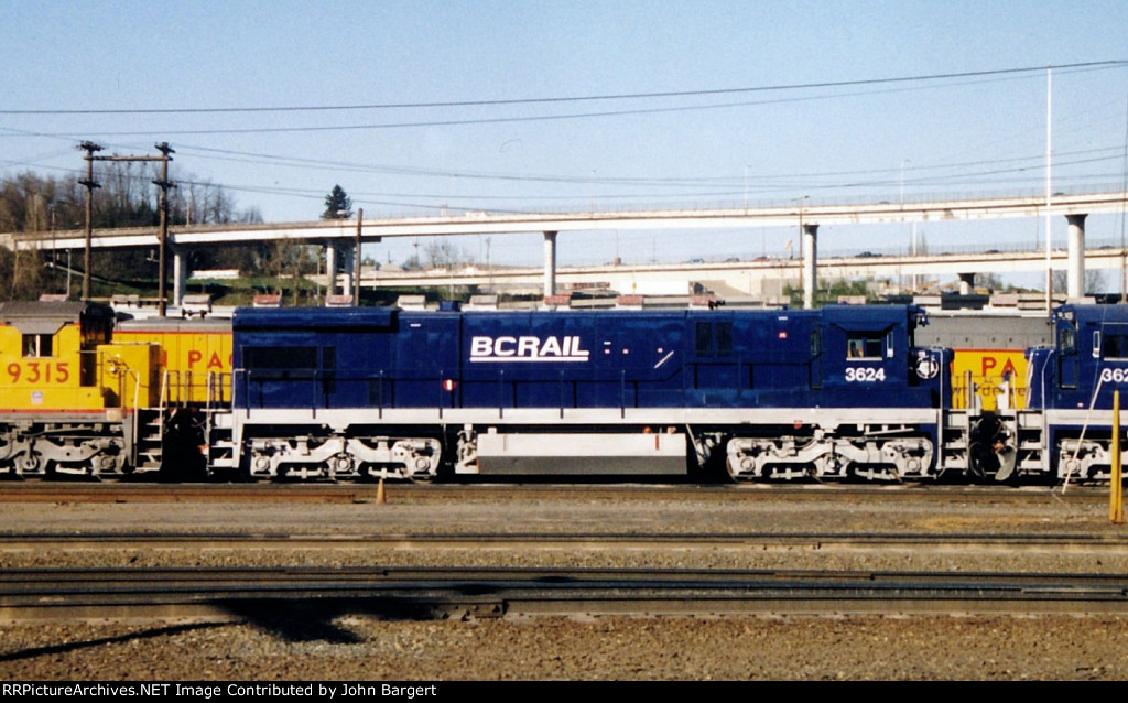 BC Rail 3624 C36-7M